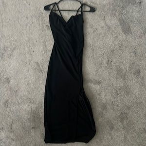 Long black dress